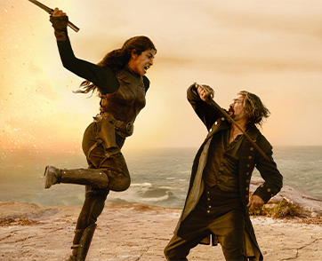 Prime Video ปล่อยภาพชุดแรก และเผยกำหนดการสตรีมภาพยนตร์ “The Bluff”